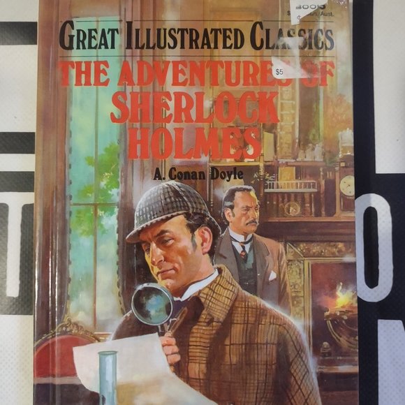 The Adventures of Sherlock Holmes (Great Illustrated Classics) by Arthur Conan D - Picture 1 of 5